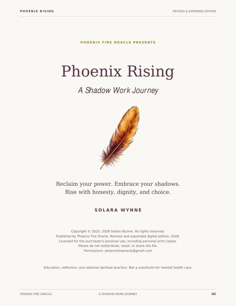 Phoenix Rising opening guidance page